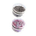 Metal Paper Clips in Storage Jars, 28 mm - Silver, Pack of 5 - view 3