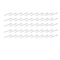 Metal Pegboard Hooks, Chrome Finish - 20 cm, Pack of 50