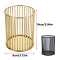 Metal Pen Holder Desk Organiser, Pack of 2, Gold and Black - view 3