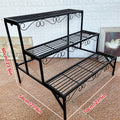 Metal Plant Stand, 3 Tier Garden Shelf for Flower Pots, Indoor and Outdoor Display - view 3