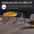 Metal Tabletop Pizza Pan Riser Stands Set of 6 for Kitchen Serving Display - view 5