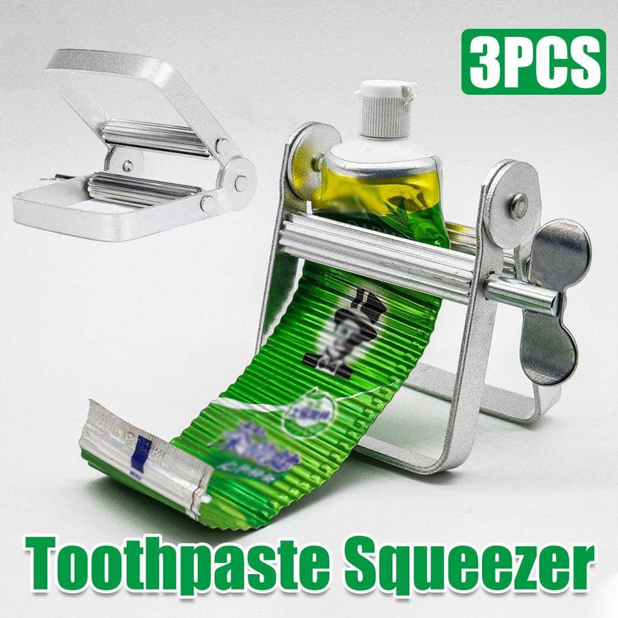 Metal Toothpaste Squeezers, Manual Tube Rollers, Pack of 3