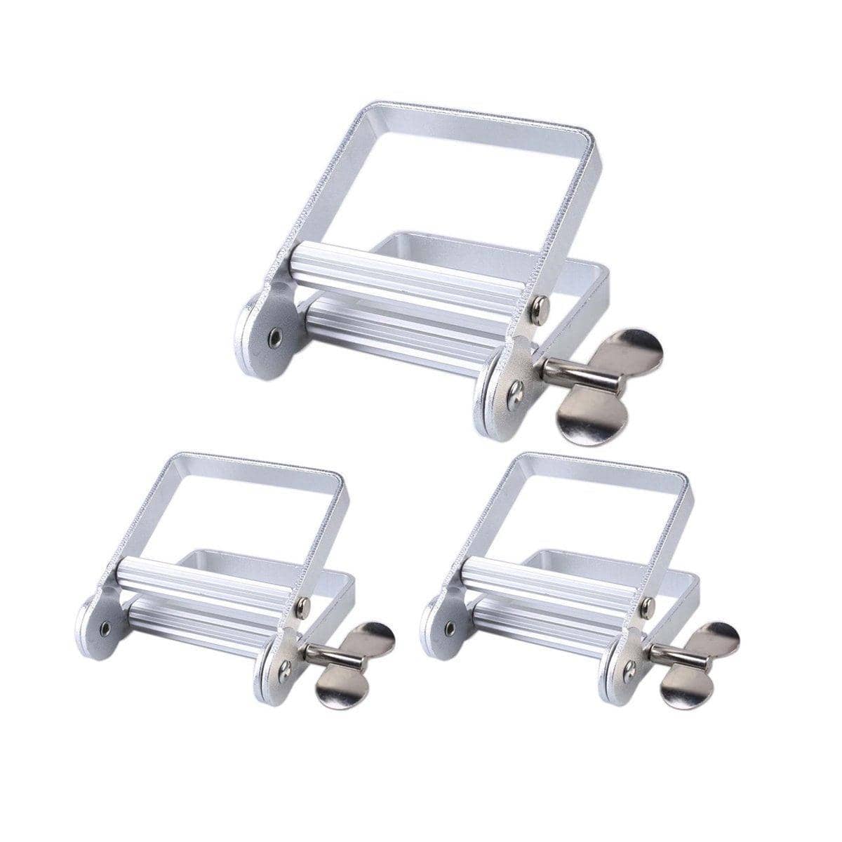 Metal Toothpaste Squeezers, Manual Tube Rollers, Pack of 3 - view 2