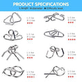Metal Wire Puzzle Set, Disentanglement Brain Teasers, Pack of 16 - view 5