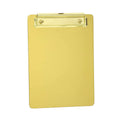 Metal Writing Board with Clip - Gold, Size M (25 x 18 cm)