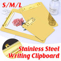 Metal Writing Board with Clip - Gold, Size S (21 x 15 cm) - view 2