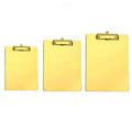 Metal Writing Board with Clip - Gold, Size S (21 x 15 cm) - view 3