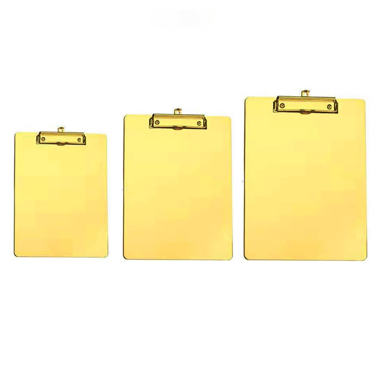Metal Writing Board with Clip - Gold, Size S (21 x 15 cm) - view 3