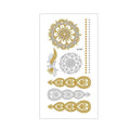 Metallic Boho Temporary Tattoo Sticker for Arms and Body - MTOM17
