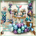 Metallic Chrome Latex Balloons 12 Inch (30 cm) - Gold, 10 Pack - view 2