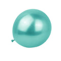 Metallic Chrome Latex Balloons 12 Inch (30 cm) - Green, 10 Pack