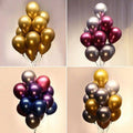 Metallic Chrome Latex Balloons 12 Inch (30 cm) - Rose Gold, 50 Pack - view 5