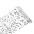 Metallic Foil Mesh Table Runner Rolls - Silver, Pack of 2