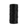 Metallic Gift Wrapping Rope, 100 m Roll of 1.5 mm Flat Wire Cord - Black