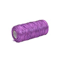Metallic Gift Wrapping Rope, 100 m Roll of 1.5 mm Flat Wire Cord - Purple