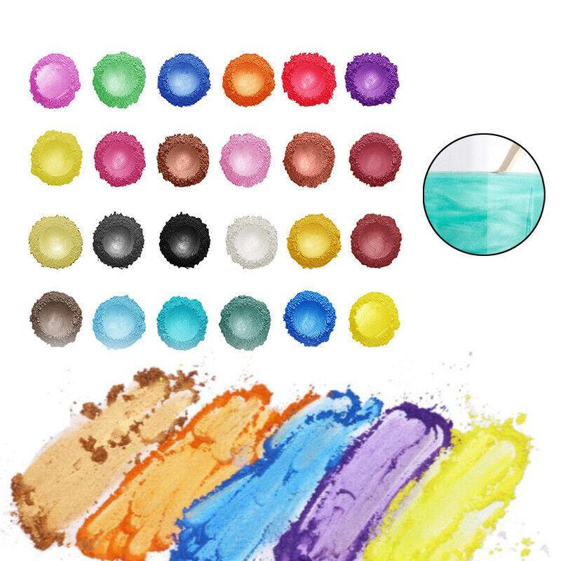 Mica Pearl Powder Pigment for Epoxy Resin and Crafts - Blue - view 4