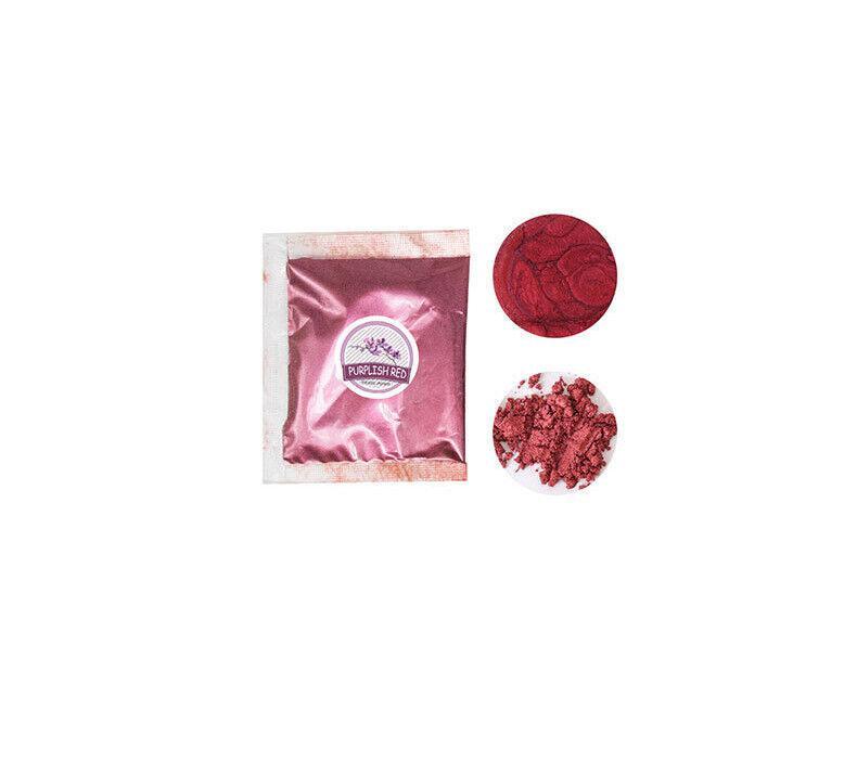 Mica Pearl Powder Pigment for Epoxy Resin and Crafts - Purplish Red