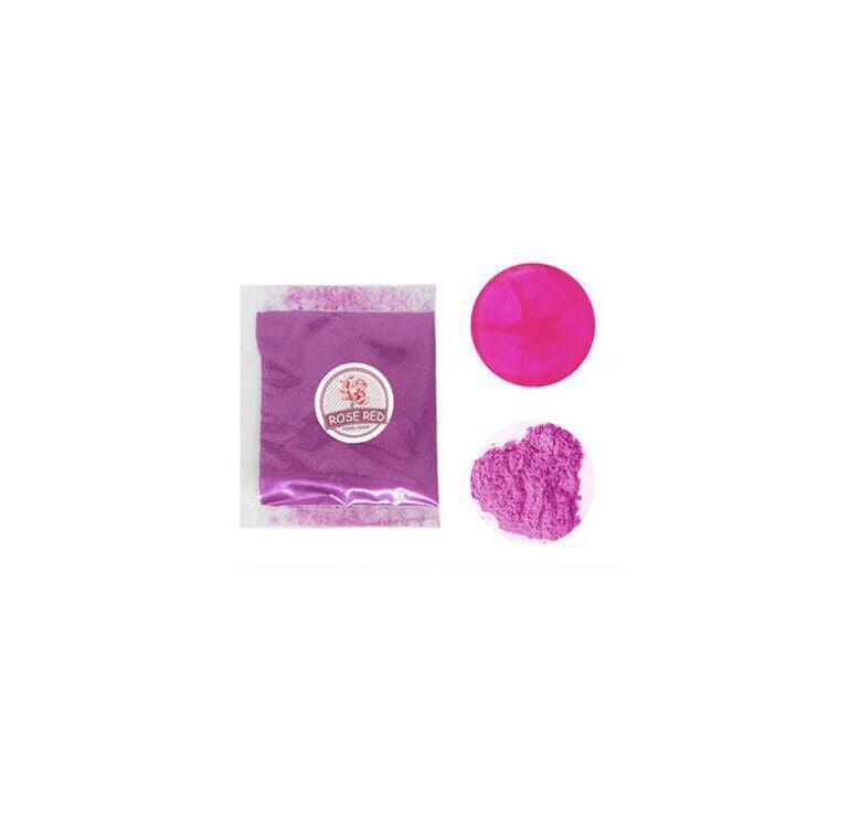 Mica Pearl Powder Pigment for Epoxy Resin and Crafts - Rose Red