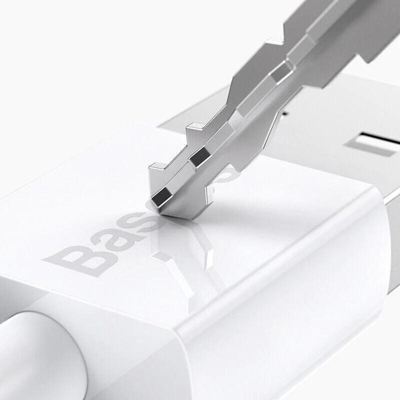Micro USB Fast Charging Cable for Android and Samsung Phones - White - view 5