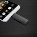 Micro USB OTG to USB 2.0 SD and Micro SD Card Reader - White - view 5