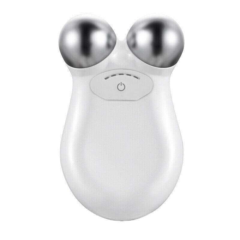 Microcurrent Facial Massager with 5 Intensity Levels - White