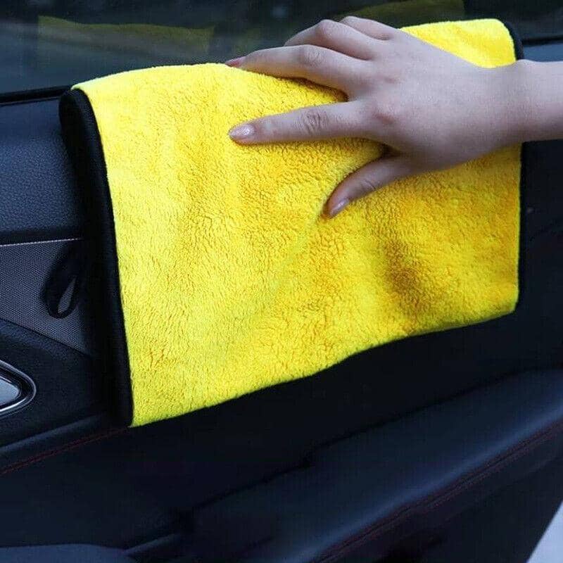 Microfibre Car Wash Cloth, 6 Pack Super Absorbent Drying Towels 30 x 30 cm - view 3