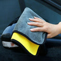 Microfibre Car Wash Cloth, 6 Pack Super Absorbent Drying Towels 30 x 30 cm - view 5