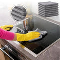 Microfibre Cleaning Cloths - 50 Pack, 30 x 30 cm, Grey - view 5