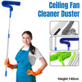 Microfibre Duster with Bendable Head and 140 cm Pole - Grey - view 2