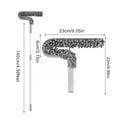 Microfibre Duster with Bendable Head and 140 cm Pole - Grey - view 4