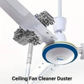 Microfibre Duster with Bendable Head and 140 cm Pole - Grey - view 5