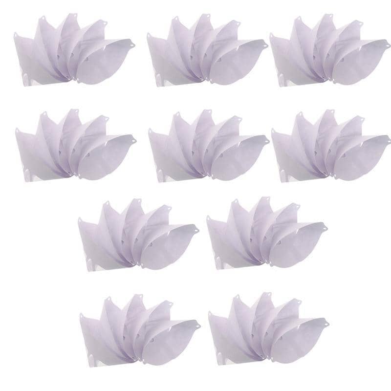 Micron Paint Paper Strainers with Nylon Mesh, Cone Filters - Pack of 50