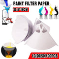 Micron Paint Paper Strainers with Nylon Mesh, Cone Filters - Pack of 50 - view 2
