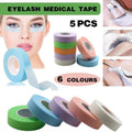 Micropore Eyelash Extension Tape, 5 Rolls - Blue - view 2