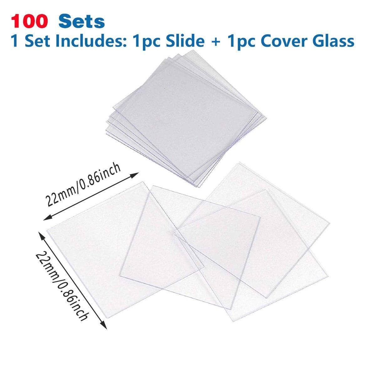 Microscope Slides and Coverslips, Glass, 100 Sets - view 3