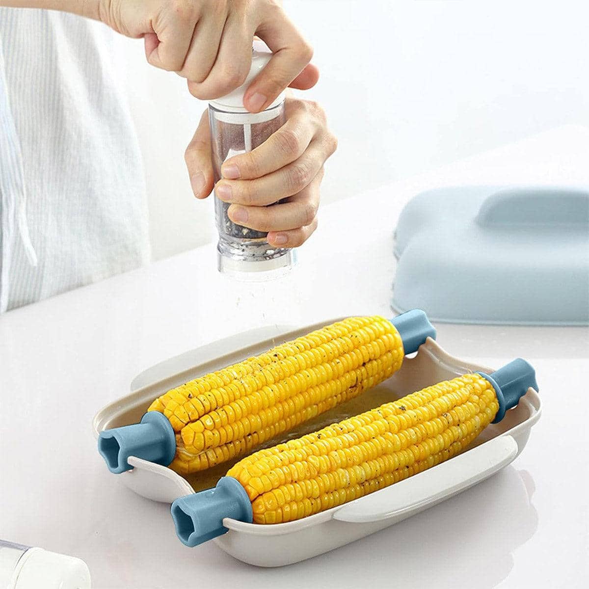 Microwave Corn Steamer Box - Fast Heat Resistant Container, Beige - view 5