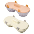 Microwave Egg Steamer with Lid, Double Cup Egg Cooker and Poacher - White - view 3
