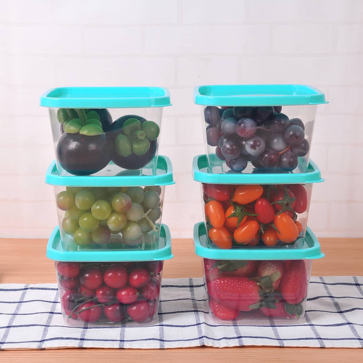 Microwave Safe Food Storage Containers with Lids - Round 745 ml, Pack of 6 - view 5