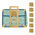 Mid Autumn Moon Cake Gift Box Sets with Carry Handle, Pack of 5 - Blue