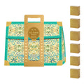 Mid Autumn Moon Cake Gift Box Sets with Carry Handle, Pack of 5 - Green