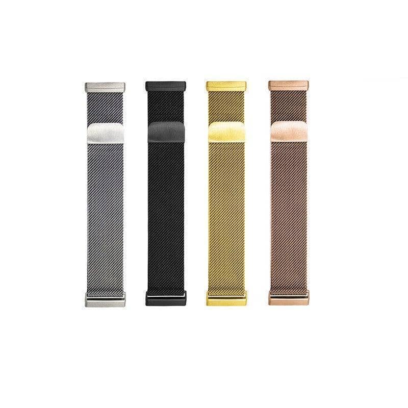 Milanese Mesh Watch Band with Magnetic Clasp for Fitbit Versa 2 Lite - Gold - view 3