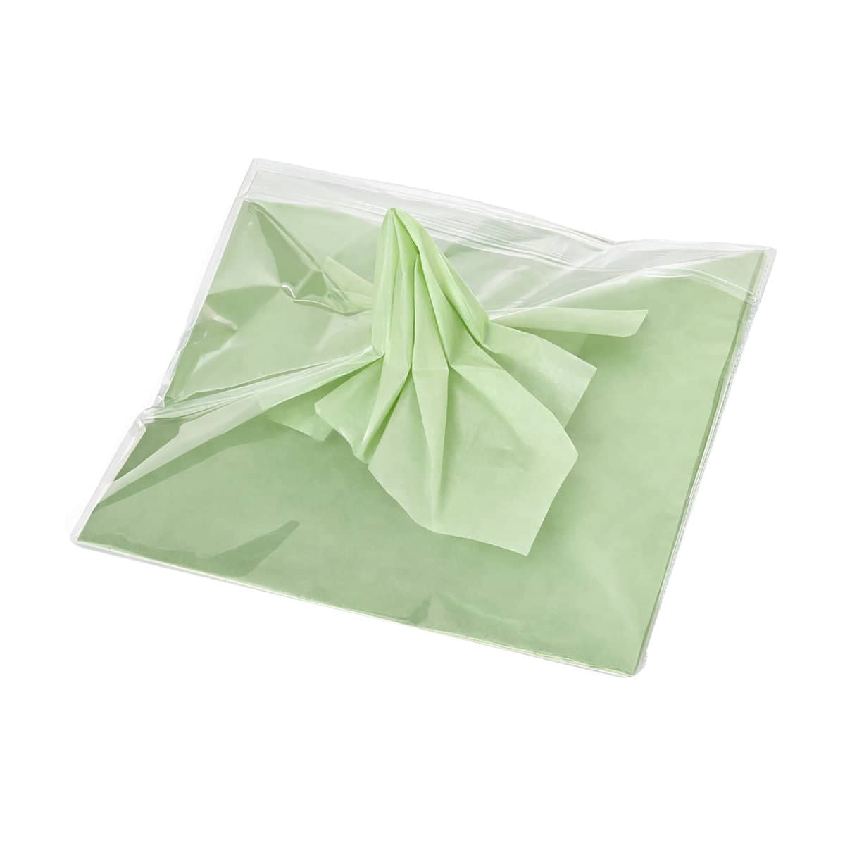 Milk Cotton Flower Wrapping Paper 190 Sheets Florist Bouquet Gift Packaging - Green