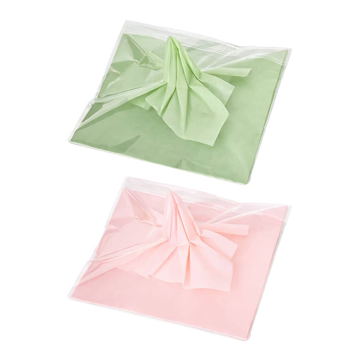 Milk Cotton Flower Wrapping Paper 190 Sheets Florist Bouquet Gift Packaging - Green - view 3