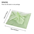 Milk Cotton Flower Wrapping Paper 190 Sheets Florist Bouquet Gift Packaging - Green - view 4