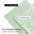 Milk Cotton Flower Wrapping Paper 190 Sheets Florist Bouquet Gift Packaging - Green - view 5