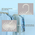 Mini 360 Degree Rotating Tie Hanger Closet Organiser - Black - view 5