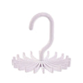 Mini 360 Degree Rotating Tie Hanger Closet Organiser - White