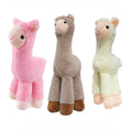 Mini Alpaca Plush Keychain, Soft Stuffed Bag Charm - Pink - view 3