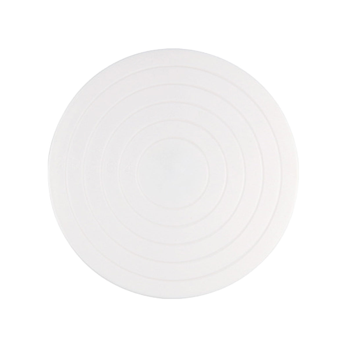 Mini Cake Turntable 14cm, Manual Rotating Decorating Stand - White
