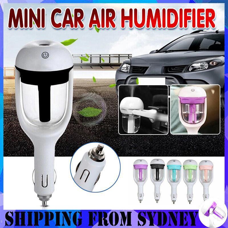 Mini Car Humidifier with 50ml Water Tank - Green - view 2